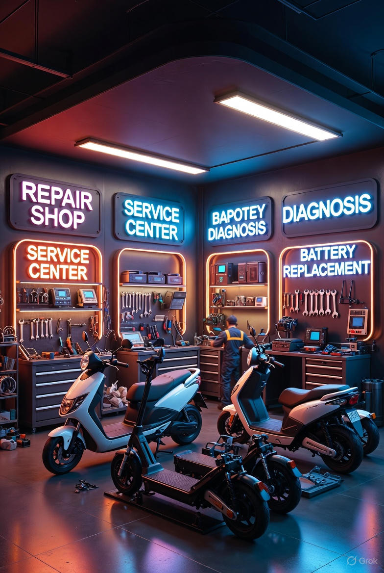 E-Scooter Service E-Moped Service E-Roller Service E-Roller Reparatur